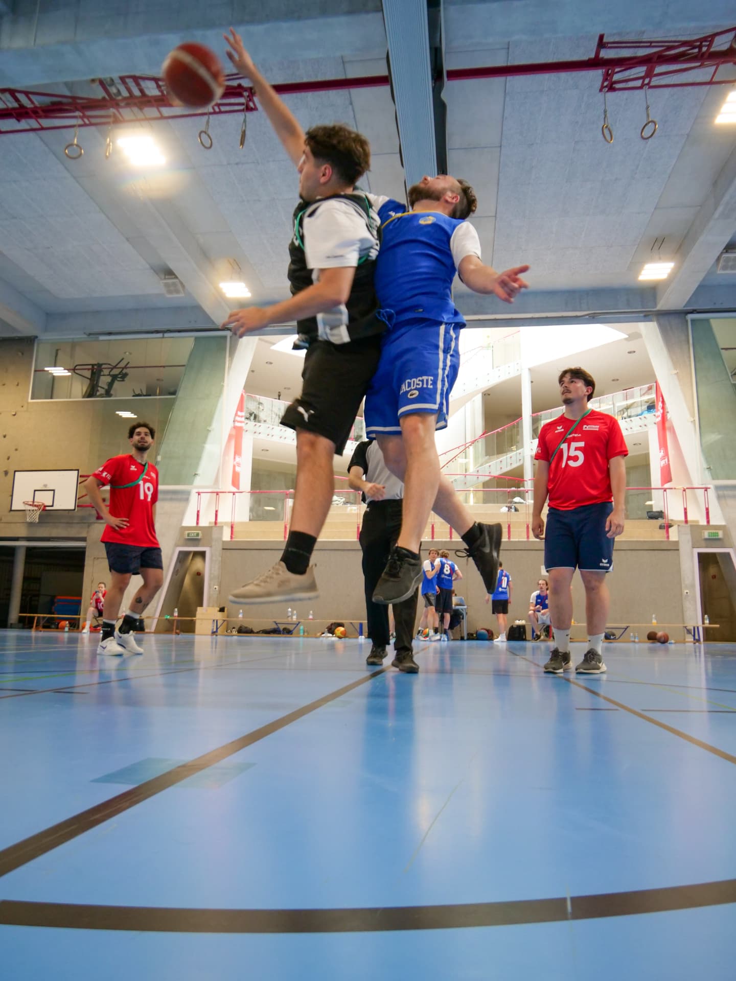 Action de basketball captée par RecBulle Sport