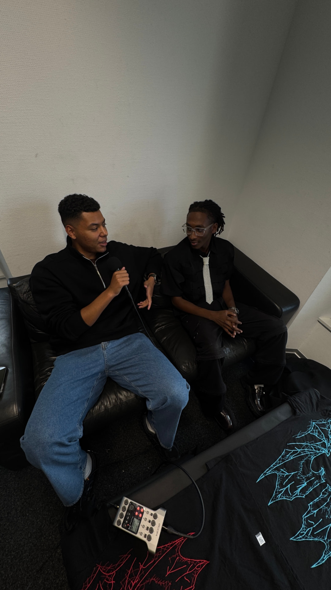Interview d'un invité en studio RecBulle